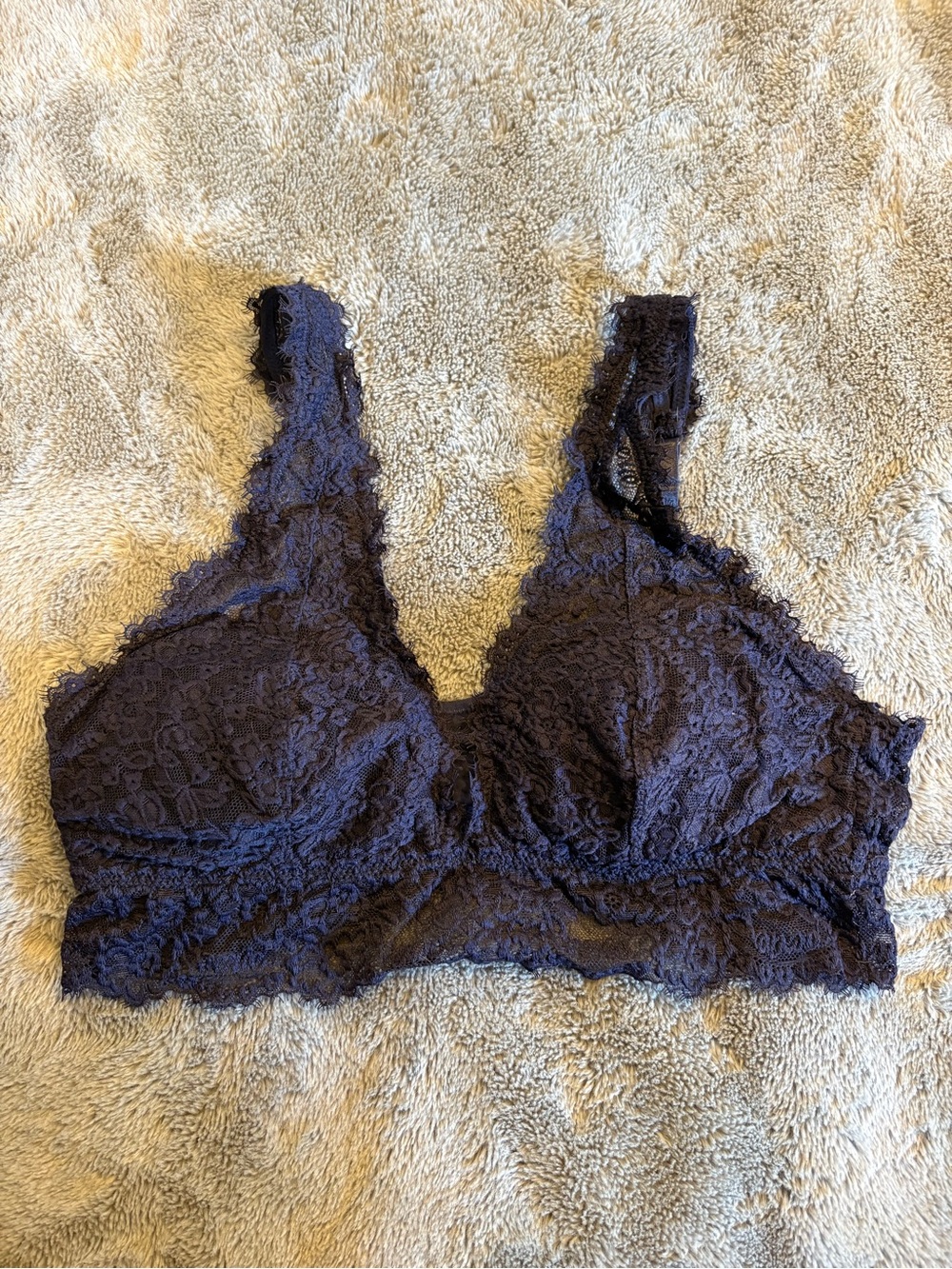 aerie Navy Lace Bralette